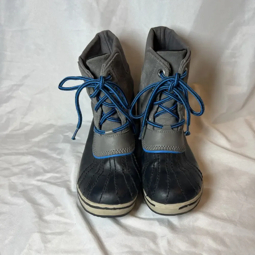 Sorel Youth Lace Gray Winter Boot Kids Size 5